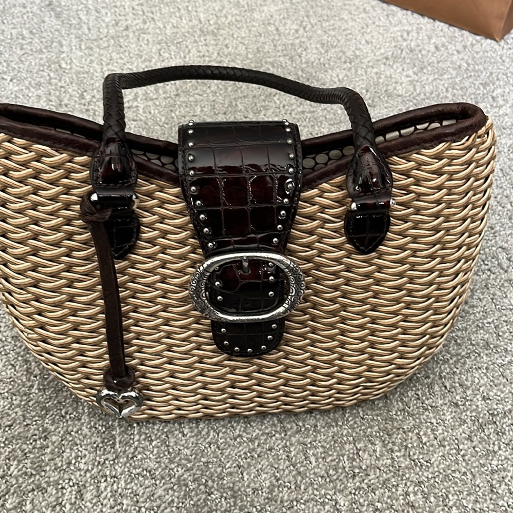 Brighton straw handbag. Perfect condition. - Picture 4 of 6